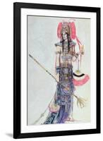 Costume Design for 'Montezuma', from the Operetta by Cecil Lewis on Paper)-Charles Ricketts-Framed Giclee Print