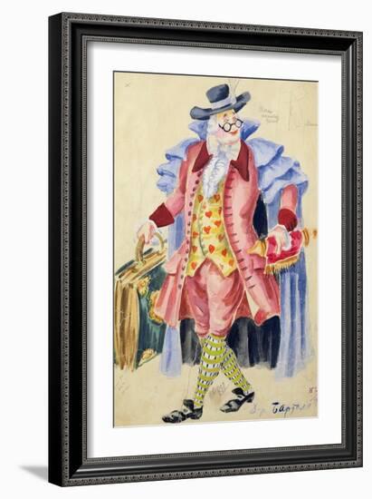 Costume Design for Mozart's 'The Marriage of Figaro', 1936-Jakov Zinovyevich Stoffer-Framed Giclee Print