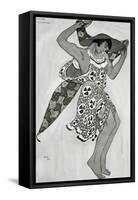 Costume design for Narcisse-Leon Bakst-Framed Stretched Canvas