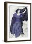 Costume design for Narcisse-Leon Bakst-Framed Giclee Print