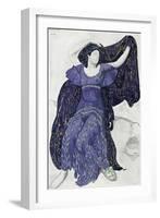 Costume design for Narcisse-Leon Bakst-Framed Giclee Print