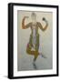 Costume Design for Nijinsky in 'Le Festin', 1909-Leon Bakst-Framed Giclee Print