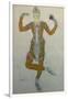 Costume Design for Nijinsky in 'Le Festin', 1909-Leon Bakst-Framed Giclee Print