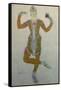 Costume Design for Nijinsky in 'Le Festin', 1909-Leon Bakst-Framed Stretched Canvas