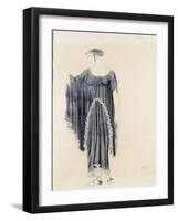 Costume Design for Oedipus at Colonnus- Antigone-Leon Bakst-Framed Giclee Print