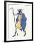 Costume Design for Oedipus at Colonnus- the Stranger-Leon Bakst-Framed Giclee Print