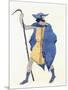 Costume Design for Oedipus at Colonnus- the Stranger-Leon Bakst-Mounted Giclee Print