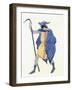 Costume Design for Oedipus at Colonnus- the Stranger-Leon Bakst-Framed Giclee Print