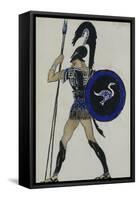 Costume Design for Phaedre; Hippolitus-Leon Bakst-Framed Stretched Canvas