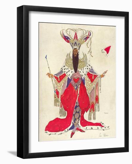 Costume Design For Potiphar in The Legend of Joseph, 1914-Leon Bakst-Framed Giclee Print