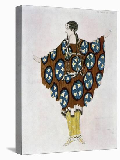 Costume Design for Ravel, from Daphnis and Chloe, C.1912-Leon Bakst-Stretched Canvas
