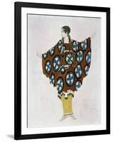 Costume Design for Ravel, from Daphnis and Chloe, C.1912-Leon Bakst-Framed Giclee Print