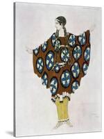 Costume Design for Ravel, from Daphnis and Chloe, C.1912-Leon Bakst-Stretched Canvas