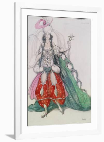 Costume Design for Scheherazade: Zobeide (Jane Marnac)-Leon Bakst-Framed Giclee Print