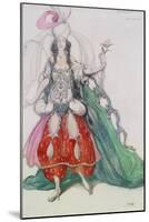 Costume Design for Scheherazade: Zobeide (Jane Marnac)-Leon Bakst-Mounted Giclee Print