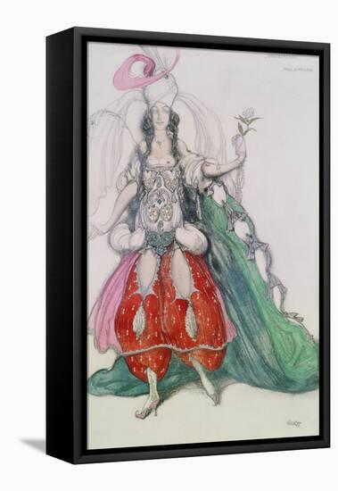 Costume Design for Scheherazade: Zobeide (Jane Marnac)-Leon Bakst-Framed Stretched Canvas