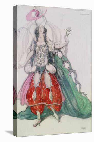 Costume Design for Scheherazade: Zobeide (Jane Marnac)-Leon Bakst-Stretched Canvas