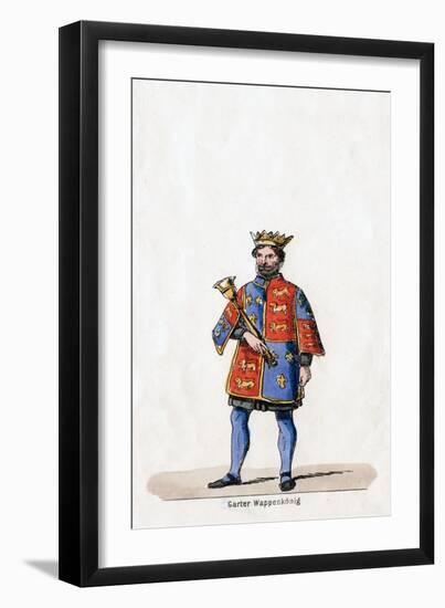 Costume Design for Shakespeare's Play, Henry VIII, 19th Century-null-Framed Giclee Print