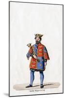 Costume Design for Shakespeare's Play, Henry VIII, 19th Century-null-Mounted Giclee Print