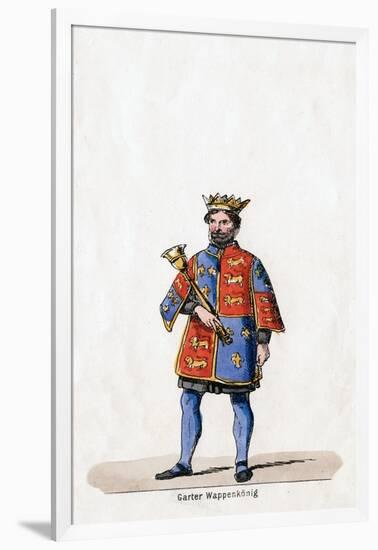 Costume Design for Shakespeare's Play, Henry VIII, 19th Century-null-Framed Giclee Print