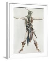 Costume Design for Siegfried-Charles Ricketts-Framed Giclee Print
