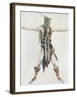 Costume Design for Siegfried-Charles Ricketts-Framed Giclee Print