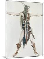 Costume Design for Siegfried-Charles Ricketts-Mounted Giclee Print