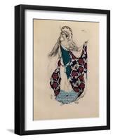 Costume Design for the Ballet Artémis Troublée by Paul Paray, 1922-Léon Bakst-Framed Giclee Print