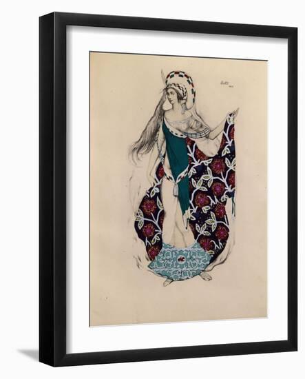 Costume Design for the Ballet Artémis Troublée by Paul Paray, 1922-Léon Bakst-Framed Giclee Print