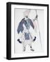 Costume Design for the Ballet Blue God, 1912-Léon Bakst-Framed Giclee Print