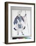 Costume Design for the Ballet Blue God by R. Hahn, 1912 (Colour Litho)-Leon Bakst-Framed Giclee Print