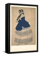 Costume Design for the Ballet Carnaval, 1910-Léon Bakst-Framed Stretched Canvas