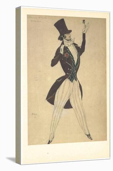 Costume Design for the Ballet Carnaval, 1910-Léon Bakst-Stretched Canvas