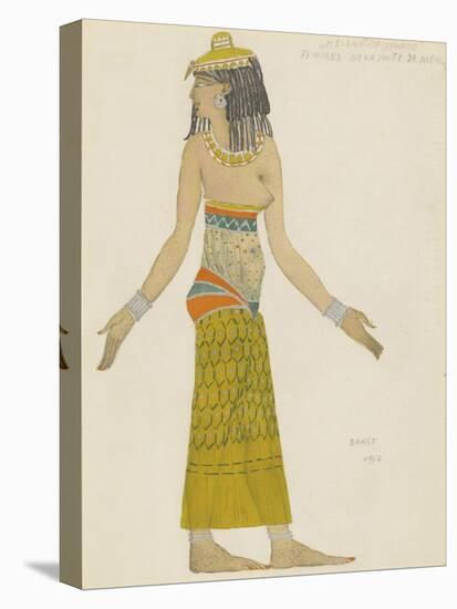 Costume Design for the Ballet Hélène De Sparte by E. Verhaeren and D. De Séverac-Léon Bakst-Stretched Canvas