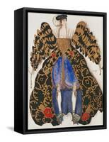 Costume Design for the Ballet 'La Legende De Joseph', 1914 (Charcoal and Gouache on Paper)-Leon Bakst-Framed Stretched Canvas