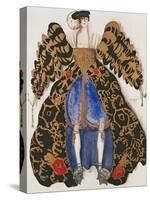 Costume Design for the Ballet 'La Legende De Joseph', 1914 (Charcoal and Gouache on Paper)-Leon Bakst-Stretched Canvas