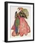 Costume Design for the Ballet 'La Legende de Joseph', 1914-Leon Bakst-Framed Premium Giclee Print