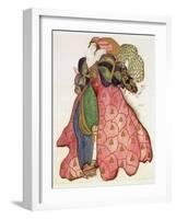 Costume Design for the Ballet 'La Legende de Joseph', 1914-Leon Bakst-Framed Giclee Print