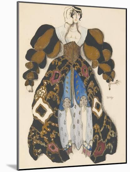 Costume Design for the Ballet La Légende De Joseph-Léon Bakst-Mounted Giclee Print