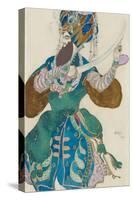 Costume design for the ballet Scheharazade by N Rimsky Korsakov, 1910-Leon Bakst-Stretched Canvas