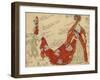 Costume Design for the Ballet Sleeping Beauty-Léon Bakst-Framed Giclee Print