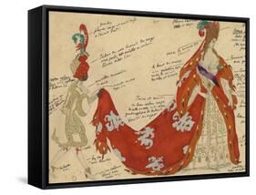 Costume Design for the Ballet Sleeping Beauty-Léon Bakst-Framed Stretched Canvas