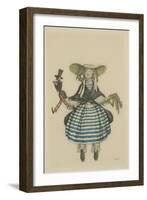 Costume Design for the Ballet the Fairy Doll by J. Bayer, 1903-Léon Bakst-Framed Giclee Print