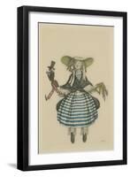 Costume Design for the Ballet the Fairy Doll by J. Bayer, 1903-Léon Bakst-Framed Giclee Print