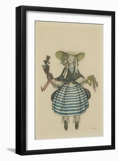 Costume Design for the Ballet the Fairy Doll by J. Bayer, 1903-Léon Bakst-Framed Giclee Print