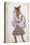 Costume Design for the Ballet the Rite of Spring (Le Sacre Du Printemp), 1912-Nicholas Roerich-Stretched Canvas