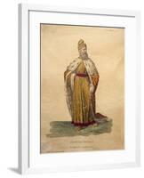 Costume Design for the Doge of Venice, from 'Othello'-null-Framed Giclee Print