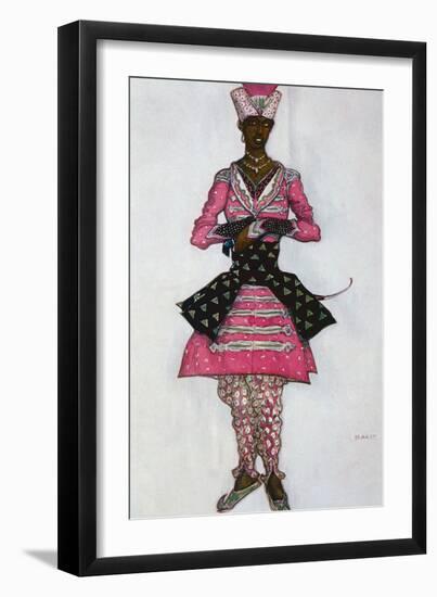 Costume Design for the Indian Bridegroom, from Sleeping Beauty, 1921 (Colour Litho)-Leon Bakst-Framed Giclee Print