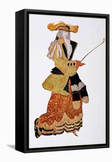 Costume Design for the Marchioness Hunting, from Sleeping Beauty, 1921-Leon Bakst-Framed Stretched Canvas