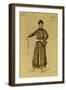 Costume Design for the Opera Prince Igor by A. Borodin, 1890-Evgeni Petrovich Ponomarev-Framed Giclee Print